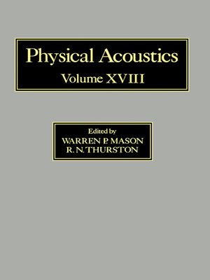 cover image of Physical Acoustics V18